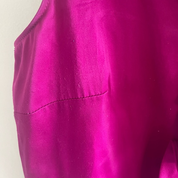 Sassy Sleeveless Magenta-color Top - Picture 9 of 10